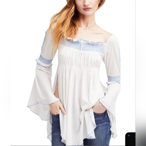 FREE People Boho Blouse - Picture 1 of 9